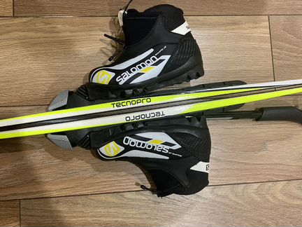 Ботинки детские лыжные salomon финские