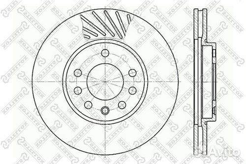 Диск тормозной передний D280мм. Opel Astra 1.6-2.2