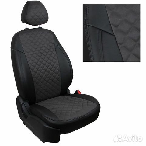 Kia K5 Чехлы Автопилот Ромб алькантара