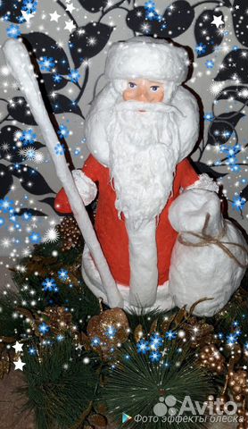 Ватный дед Мороз