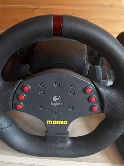 Logitech momo racing pyль и педали