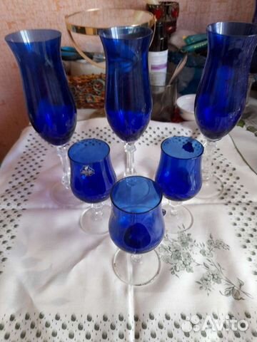 Бокалы, рюмки советских времен