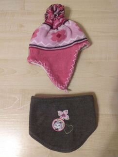 Шапка и манишка Deux par Deux