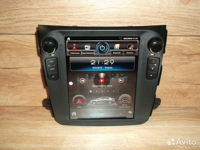 Магнитола Mitsubishi Outlander XL Android Tesla
