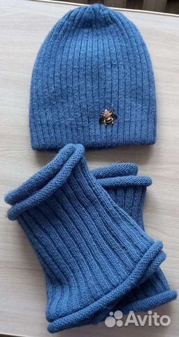 Комплект : шапка + шарф