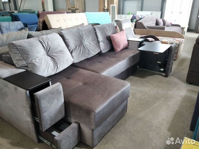 Диван угловой Босс с баром