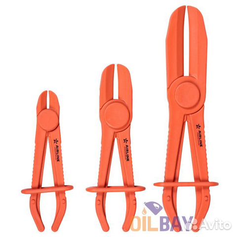 Зажимы для шлангов с фиксатором набор 3шт D11-60мм