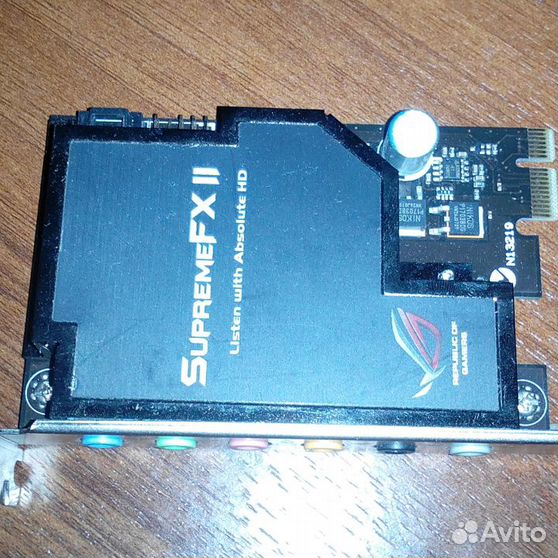 Звуковая карта asus supreme fx ii