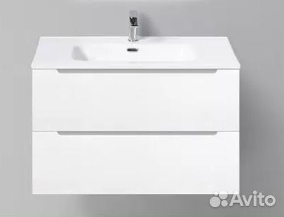 Тумба с раковиной belbagno marino 100 bianco opaco