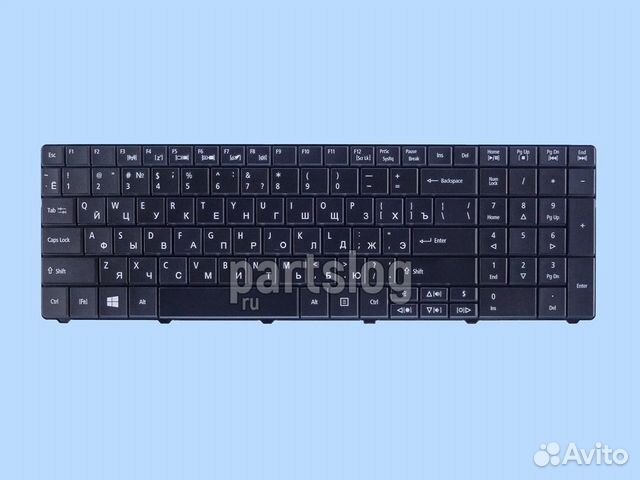 Клавиатура для Acer E1-521 E1-531 E1-571 Черная ор