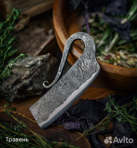 Кованый нож травень кузница Севера