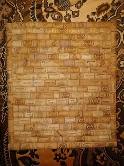 Коврик из пробок