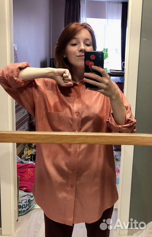 Винтажная брендовая мужская рубашка Jos a Bank M