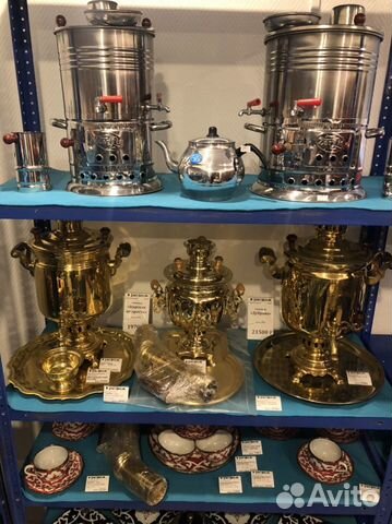 Самовар на дровах новый