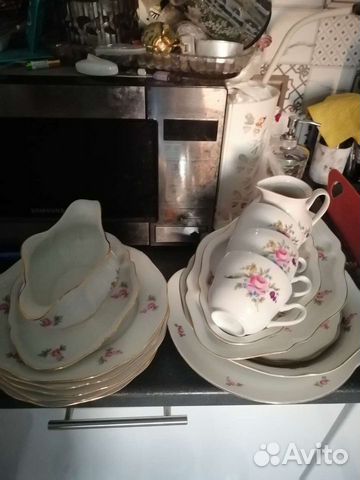 Сервиз столовый не полный, Богемия