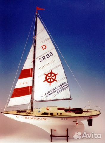 Модель в сборе парусно-моторной яхты Арлекин