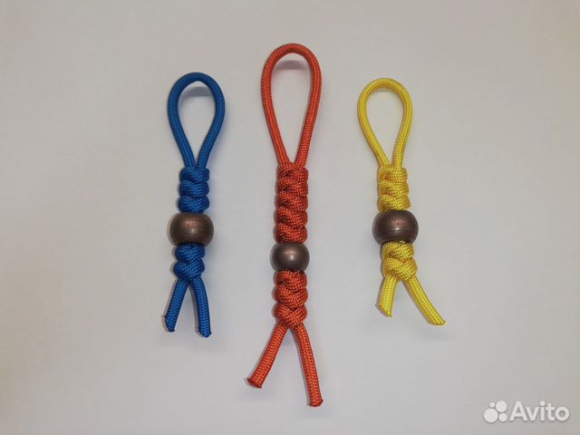 Темляки из паракорда для ножей и ключей