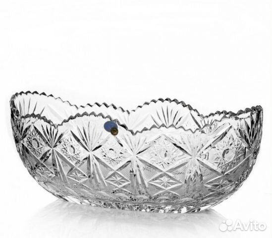 Новая хрустальная ваза 330*160 большая