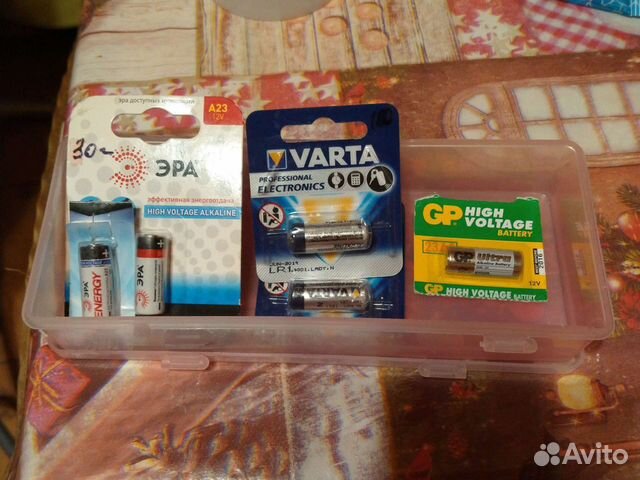 Батарейки А23; 12 V