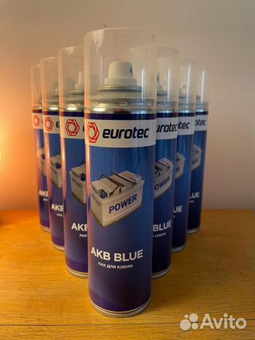 Лак для клем Eurotec AKB Blue