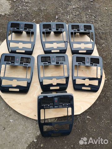 Рамки под магнитолу и климат Nissan Leaf