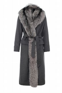 Новое пальто из шерсти и кашемира Leticia M Италия