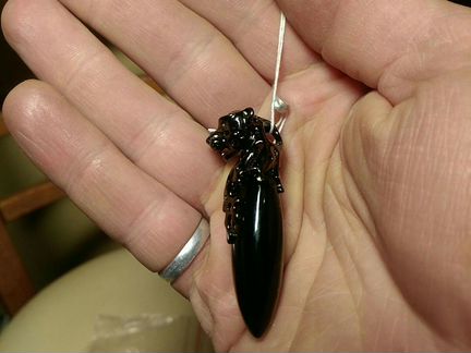 Серебряная подвеска с леопардом