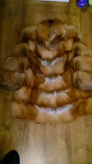 Полушобок из лисы