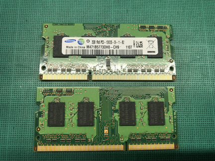 Sodimm Samsung 2GB M471B5773DH0-сh9 2GB 1Rx8 PC3-1