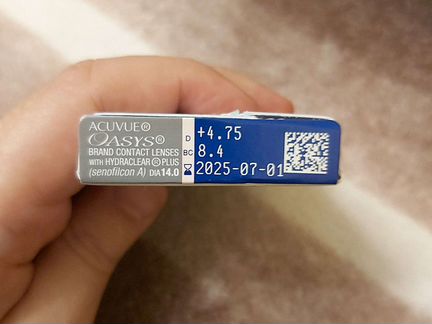 Линзы контактные acuvue oasys