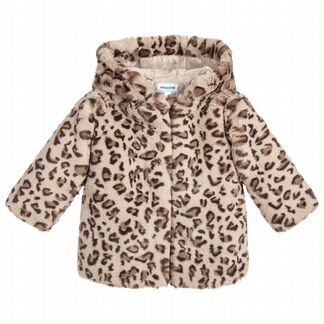 Mayoral, рост 134, меховая куртка, новая