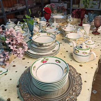 6 салатников 18 см фрукты в стиле villeroy