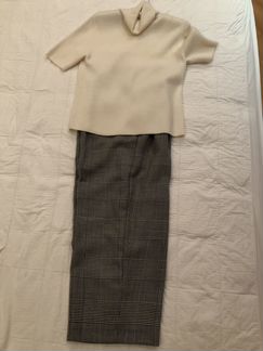 Massimo dutti широкие брюки, свитер с горлом