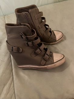 Ботинки женские кожаные ash, состояние отличное