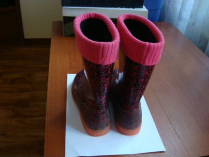 Резиновые сапоги для девочки р. 33