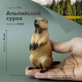 Фигурки животных, Альпийский сурок серый