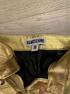 Новые кожаные брюки H&Moschino