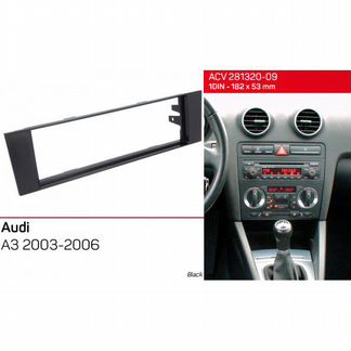Переходная рамка 1Din Audi A3 ACV 281320-09