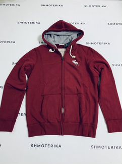 Abercrombie Fitch Толстовка красно-винная