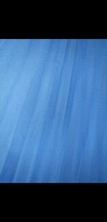 Юбка плиссе по колено 46-48 размер синяя антрацит