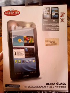 Защитная пленка антиблик для samsung Galaxy Tab 2