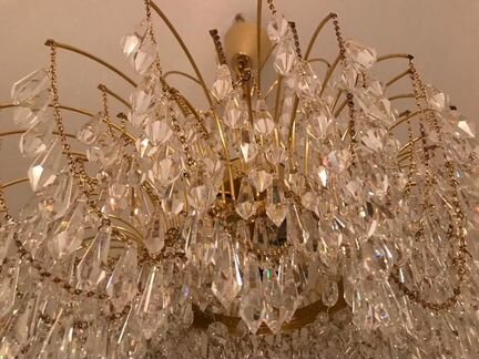 Люстра хрустальная чехия