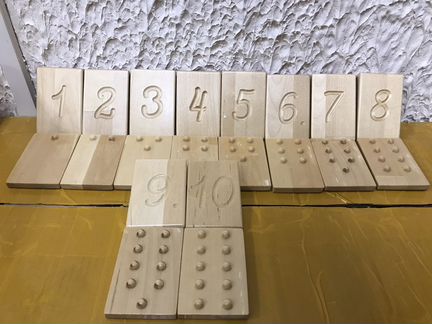 Цифры деревянные новые