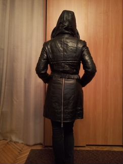 Пальто еврозима под кожу новое