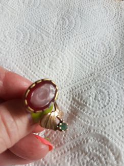 Позолота кольцо очень красивое