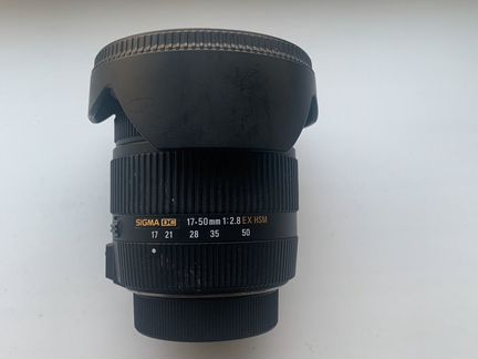 Объектив sigma для nikon 17-50 f/2.8 EX DC HSM