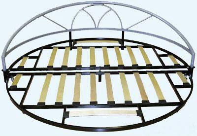 Круглый диван-кровать Соня. Велюр Износостойкий