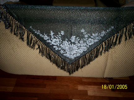 Платок, шаль с люрексом Япония