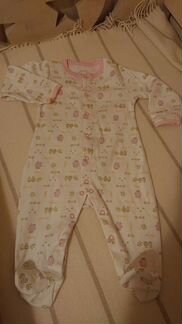 Боди/слип Piccolini для девочки, 9-12 мес