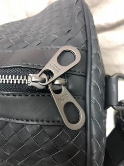 Кожаная мужская сумка дорожная